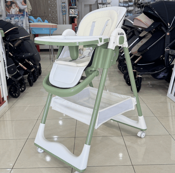Chaise haute bébé Kidilo TB5 – Évolutive, pliable & ultra pratique dès 4 mois