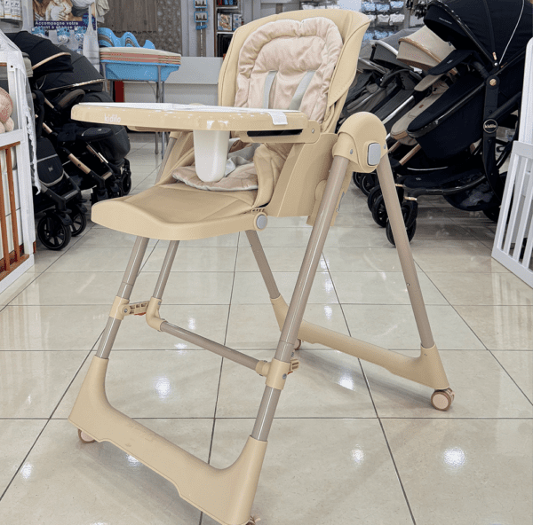 Chaise haute bébé Kidilo 2 en 1 TB6 – Chaise repas & balancelle évolutive