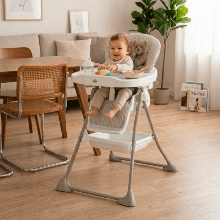 Chaise haute CAM Mini Plus – Compacte, pratique & design italien