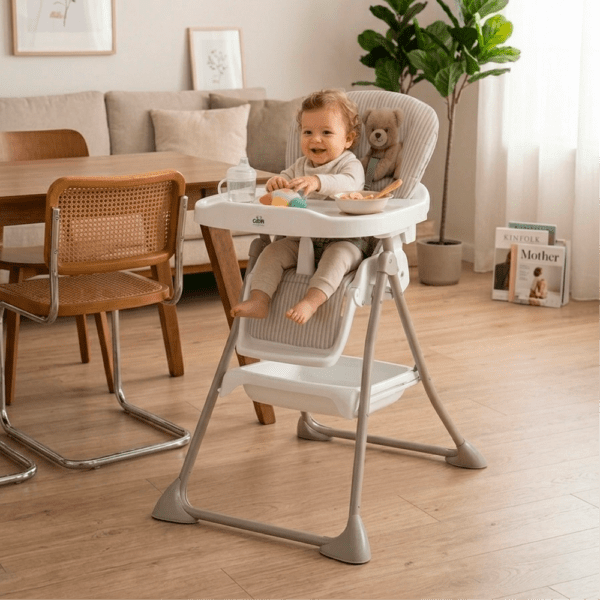 Chaise haute CAM Mini Plus – Compacte, pratique & design italien