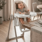 Chaise haute CAM Pappananna – Évolutive, confortable & multifonction