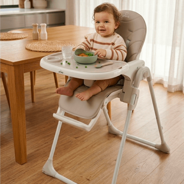 Chaise haute PRIMA Piccola – Compacte, pratique & idéale
