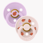 Coffret sucettes BIBS – Lot de 2 sucettes bébé en caoutchouc naturel