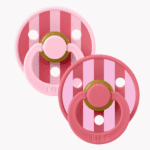 Coffret sucettes BIBS – Lot de 2 sucettes bébé en caoutchouc naturel
