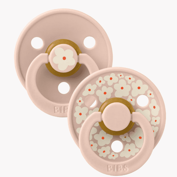 Coffret sucettes BIBS – Lot de 2 sucettes bébé en caoutchouc naturel
