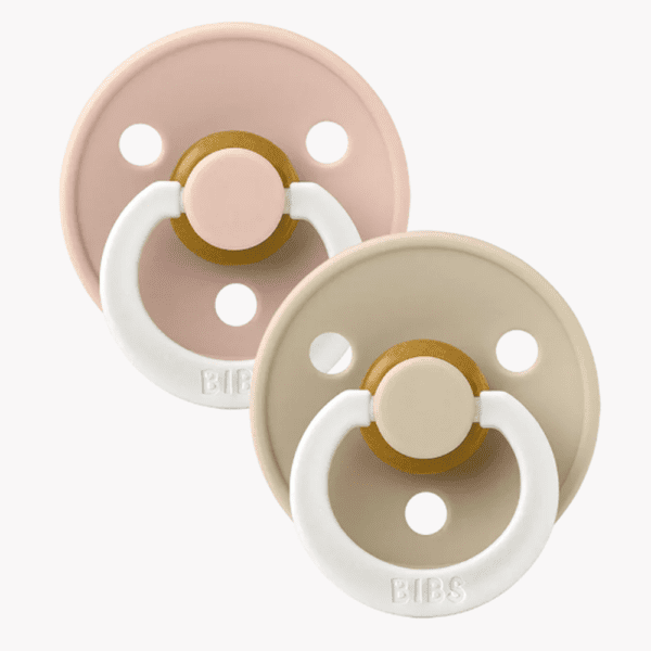 Coffret sucettes BIBS – Lot de 2 sucettes bébé en caoutchouc naturel