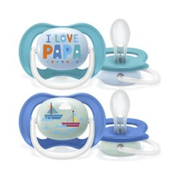 Sucettes Philips Avent – Lot de 2 sucettes orthodontiques pour bébé