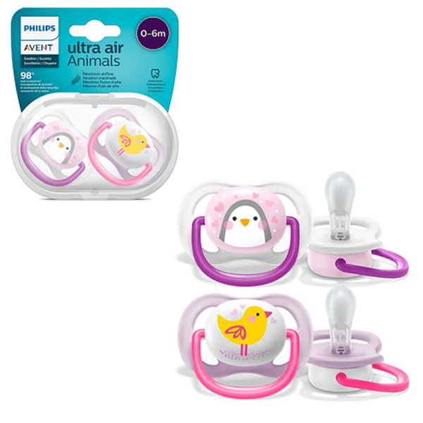 Sucettes Philips Avent – Lot de 2 sucettes orthodontiques pour bébé