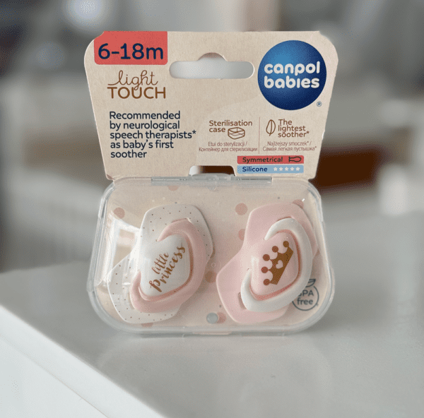 Sucettes Canpol Babies  Lot de 2 sucettes silicone orthodontiques