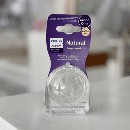 Tétine Philips Avent Natural Response 0m+ – Débit 2 (Lot de 2)