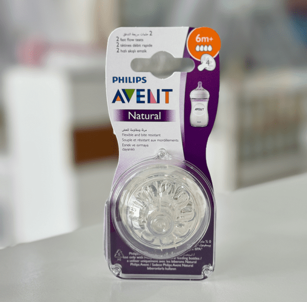 Tétine Philips Avent Natural Response 6m+ – Débit 5 (Lot de 2)