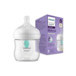 Biberon Philips Avent Natural Response 125ml – 0-3 mois (Débit 2)