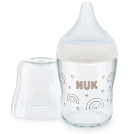 Biberon NUK Perfect Match en Verre 120ml – 0m+ (Taille S)