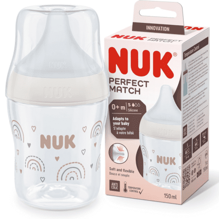 Biberon NUK Perfect Match 150ml – 0m+ (Taille S)