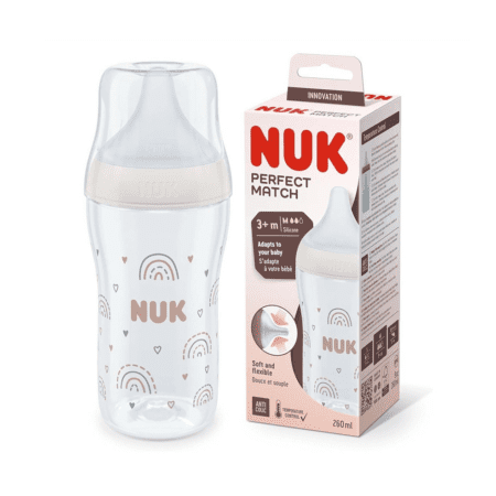 Biberon NUK Perfect Match 260ml – 3m+ (Taille M)