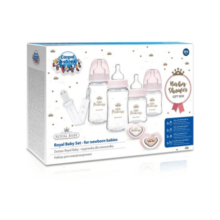 Coffret Naissance Canpol Babies – Royal Baby Little Princess (Kit Complet Nouveau-né)