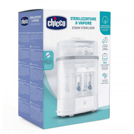 Stérilisateur à Vapeur Chicco 3 en 1 – Hygiène rapide et efficace
