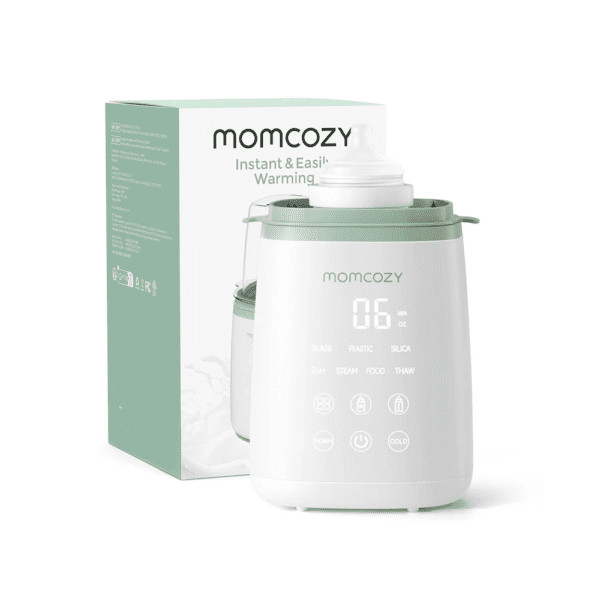 Chauffe-biberon Momcozy – Chauffage doux, rapide et intelligent