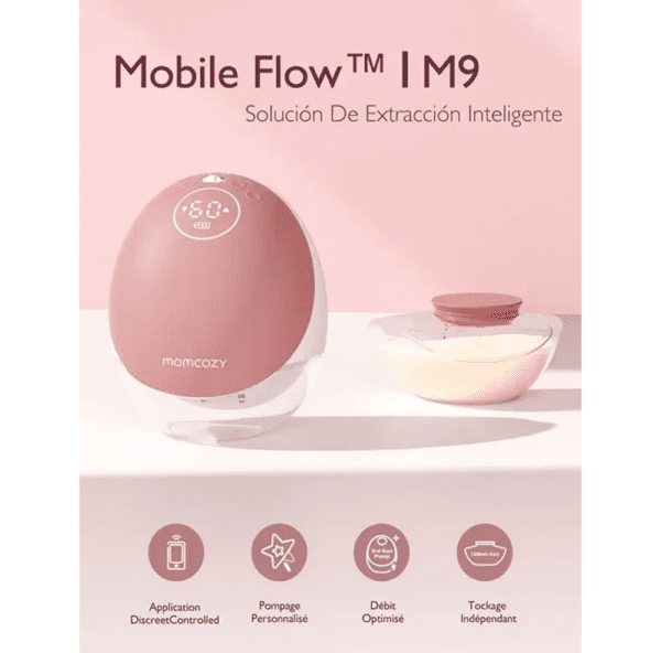 Tire-lait électrique Momcozy M9 – Puissance et confort mains libres