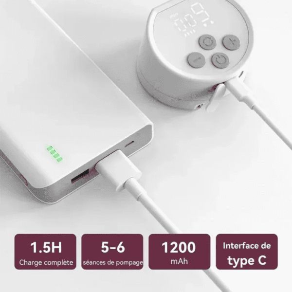 Tire-lait électrique Momcozy S12 Pro Double – Mains libres, rapide et performant