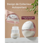 Tire-lait électrique Momcozy M6 Double – Confort mains libres et gain de temps