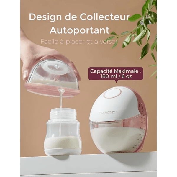 Tire-lait électrique Momcozy M6 Double – Confort mains libres et gain de temps
