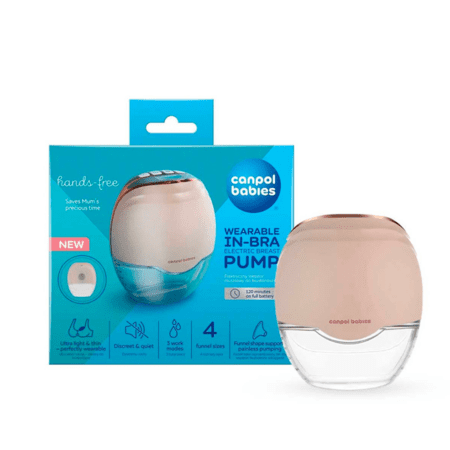Tire-lait électrique mains libres Canpol Babies – Discret, pratique et confortable