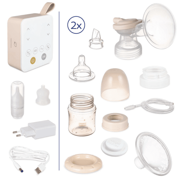 Tire-lait électrique double Canpol Babies ExpressCare – Rapide, efficace et confortable