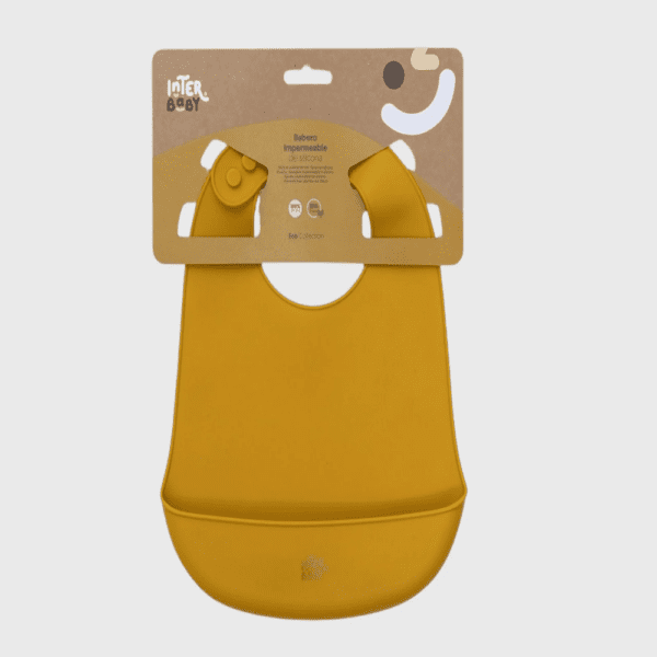 Bavoir bébé en silicone – Imperméable avec récupérateur