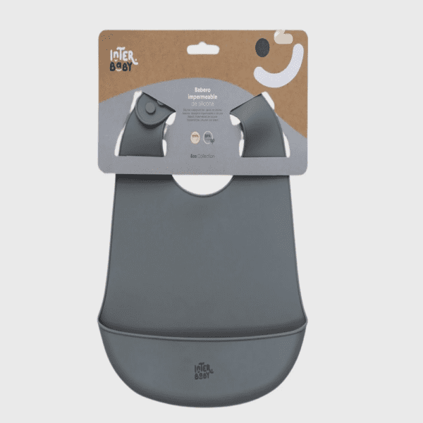Bavoir bébé en silicone – Imperméable avec récupérateur