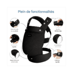 Porte-bébé kangourou momcozy 3-20kg