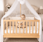 Lit bébé exclusive avec bois
