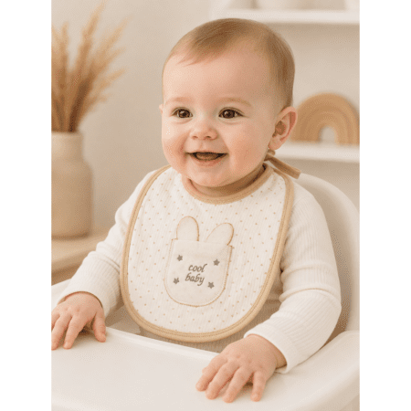 Bavoir bébé en coton – Douceur et confort au quotidien