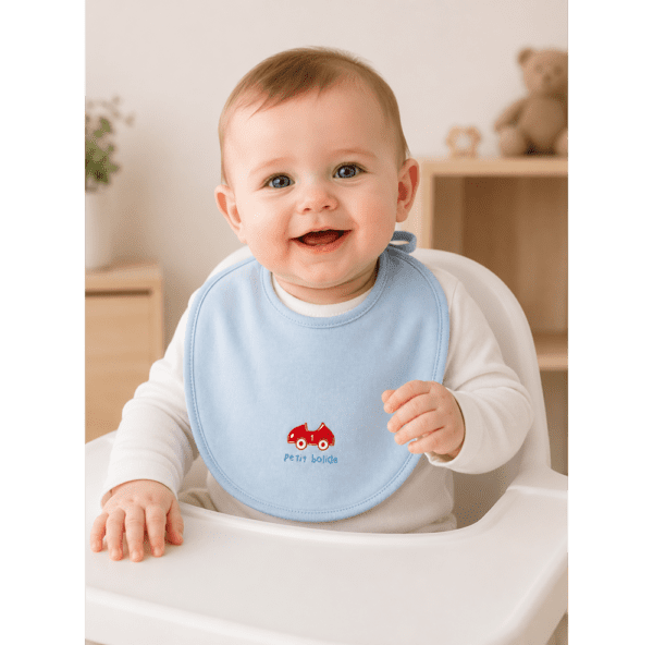 Bavoir bébé imperméable – Protection pratique dès 4 mois