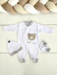 Grenouillère bébé ours 0-3 mois