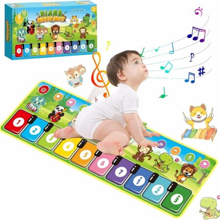 Tapis Piano Musical Bébé – Piano Music Mat | Jouet Éducatif Sonore & Sensoriel 3 Ans+