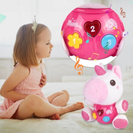 Peluche Musicale Bébé avec Lumières – Animal Little Pal | Éveil & Apaisement 6 Mois+