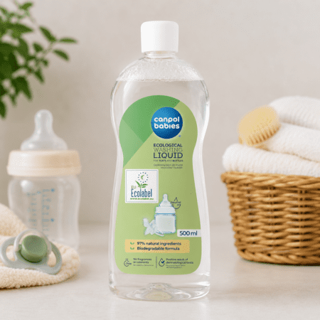 Liquide vaisselle écologique Canpol Babies – Nettoyage doux pour biberons & tétines