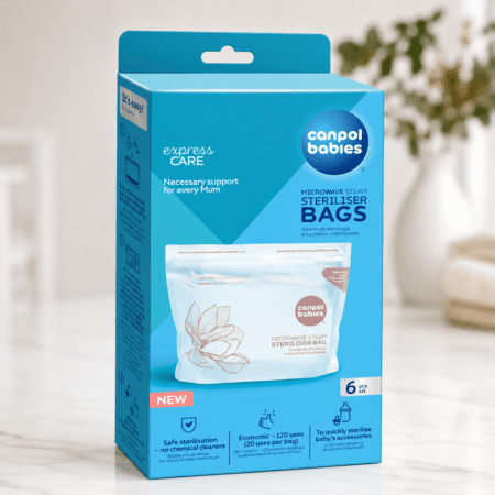 Sachets de stérilisation micro-ondes Canpol Babies – 6 pièces