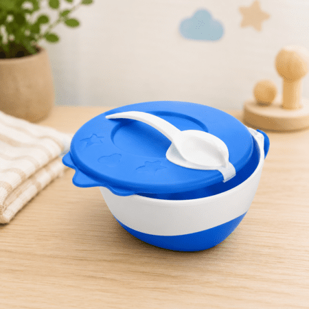 Bol bébé avec cuillère Canpol Babies 350 ml – Antidérapant (9 mois+)