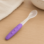 Cuillère bébé souple NUK 4 mois+ – Lot de cuillères d’apprentissage