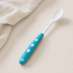 Cuillère bébé NUK 6 mois+ – Cuillère d’apprentissage ergonomique