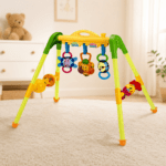Portique d’Éveil Bébé avec Jouets Suspendus Colorés