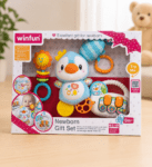 Coffret Cadeau Naissance Winfun – Jouets d’Éveil et Hochets Bébé 0 Mois+