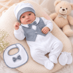Sortie Clinique Bébé Garçon 7 Pièces Style Gentleman