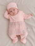 Sortie Clinique Bébé Fille 7 Pièces Dentelle & Papillons