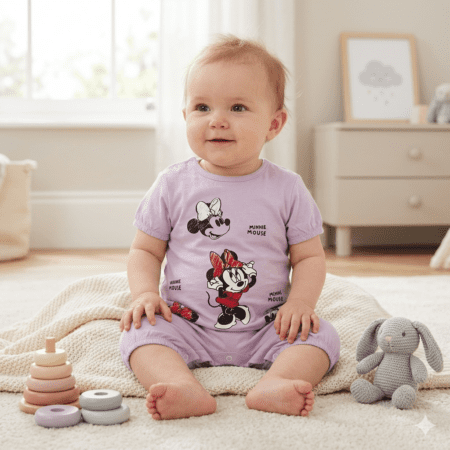 Combishort Bébé Fille Minnie Mouse