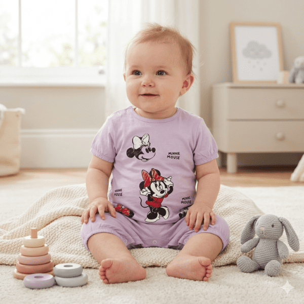 Combishort Bébé Fille Minnie Mouse