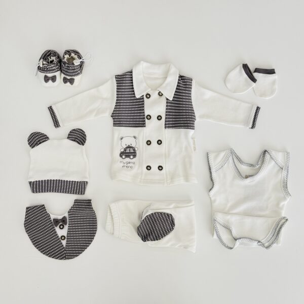 Sortie Clinique Bébé Garçon 7 Pièces style chic Ourson