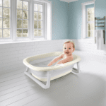 Baignoire Bébé Pliable DOLU – Dès la Naissance | Confort & Gain de Place